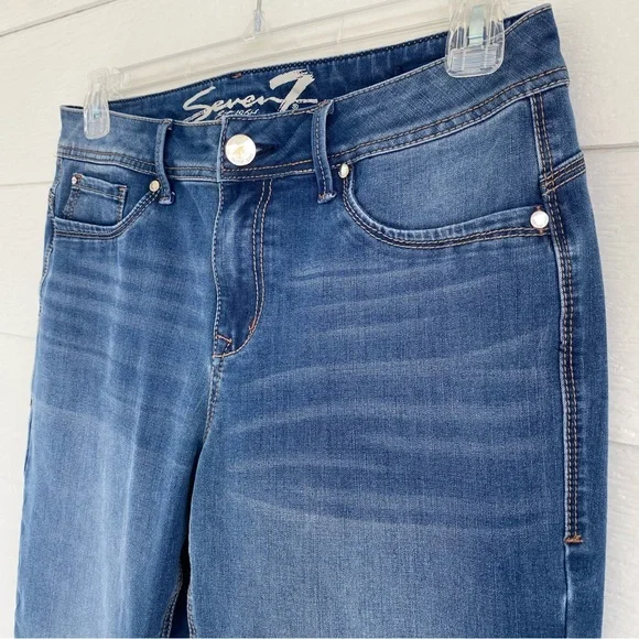 💙Seven7 Jean Leggings ~ Women’s Size 12 - Picture 3 of 12
